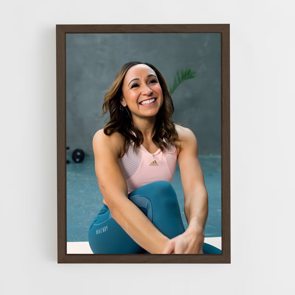 Poster Jessica sérénité – affiche Athlétisme (vue 5)
